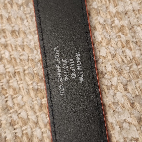 Mens True Religion Black & Red Belt - Picture 3 of 5